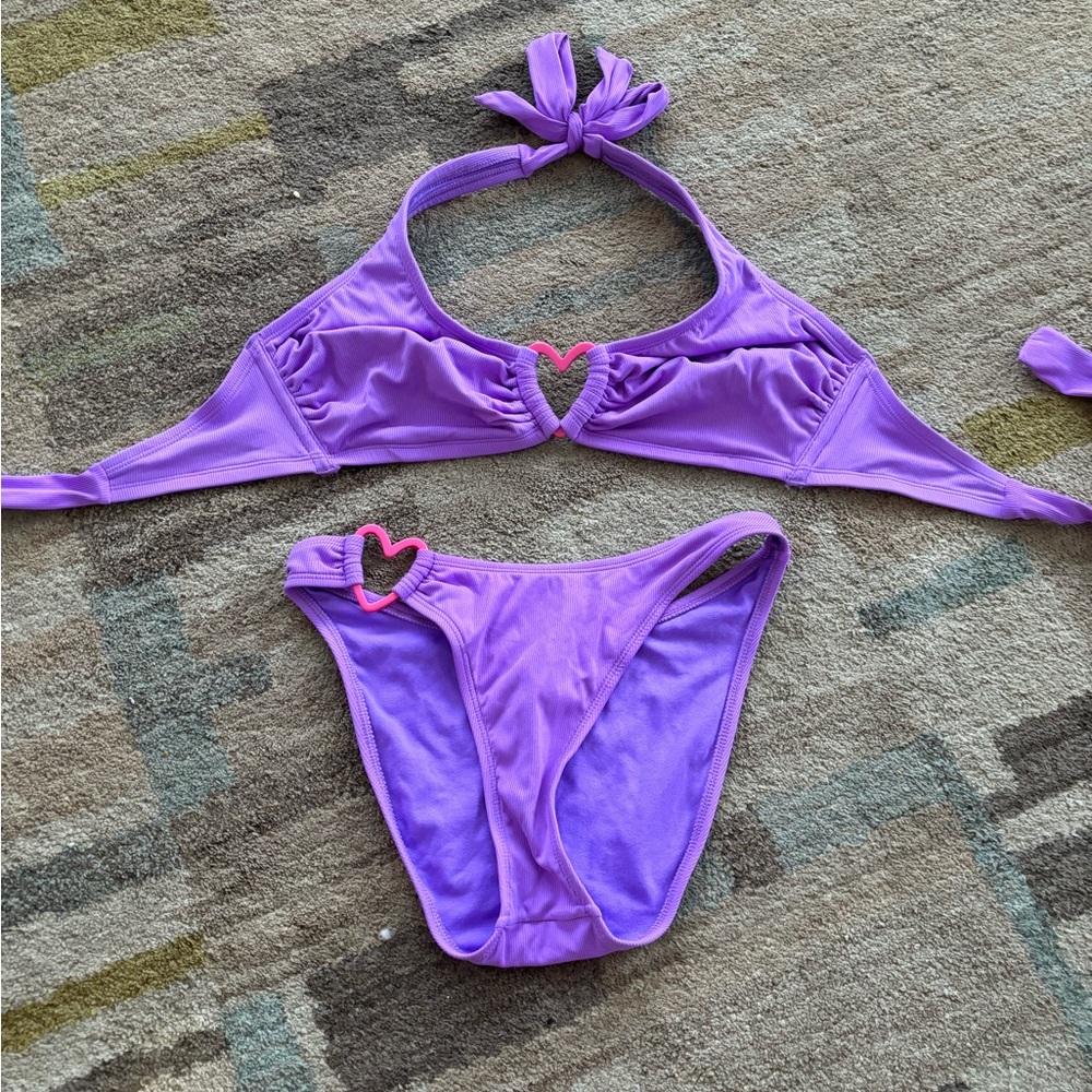 Purple Heart bikini set